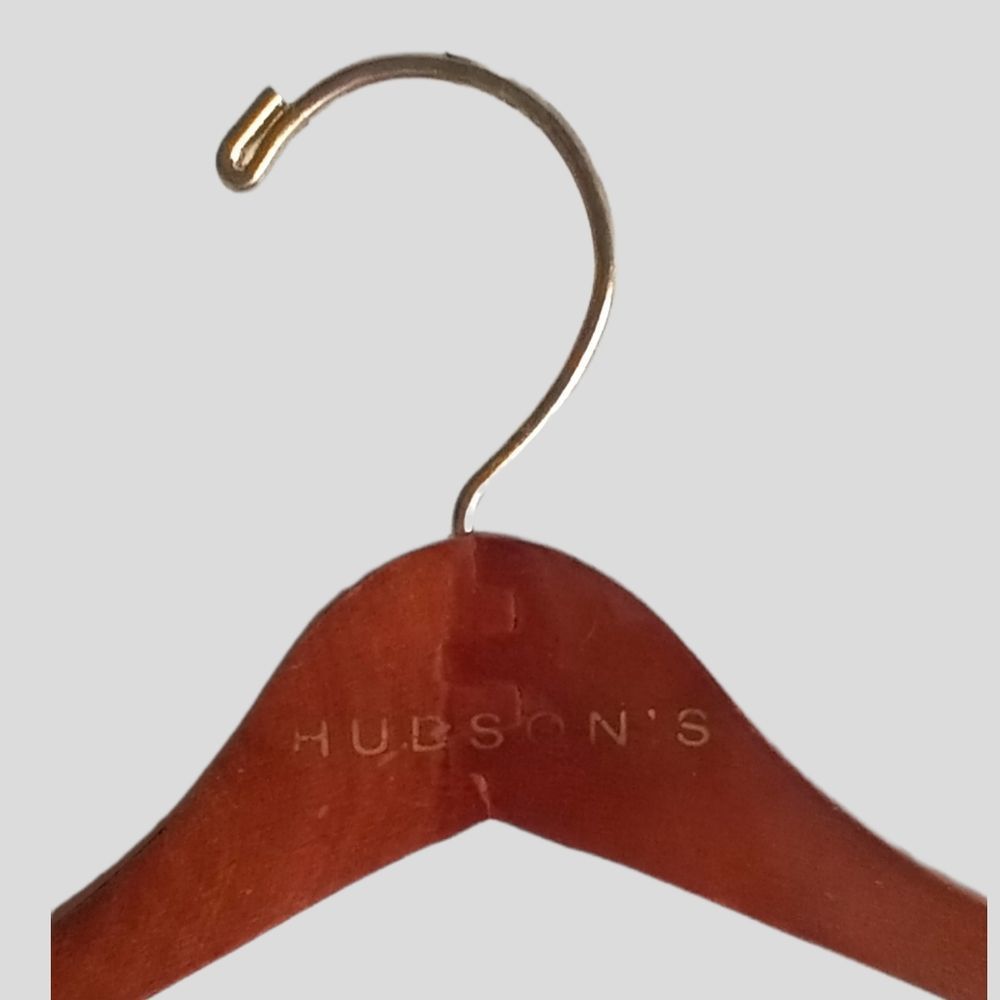 Vintage Hudson's Large Wooden Hanger